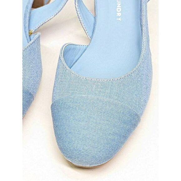 Chinese Laundry Rozie Women's Denim Slingback Pump Size 10 (MSRP $80) - Picture 3 of 7
